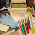 Collections care tools and supplies.