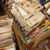 These boxes were recovered more than six months after Katrina hit. Most of the documents and photographs were able to be recovered.