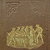 Mid-19th century pictorial gold-stamped cloth binding based on an illustration in the text.