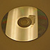 Damage caused by the adhesive on a barcode has rendered this bootleg video CD useless (rear view).